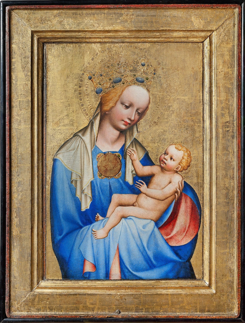 The Virgin of Roudnice - Master of the Třeboň Altarpiece