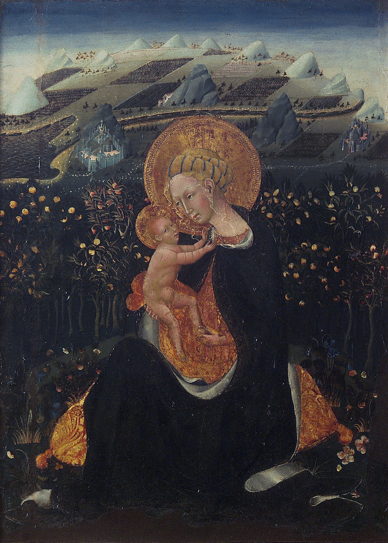 The Virgin of Humility - Giovanni di Paolo