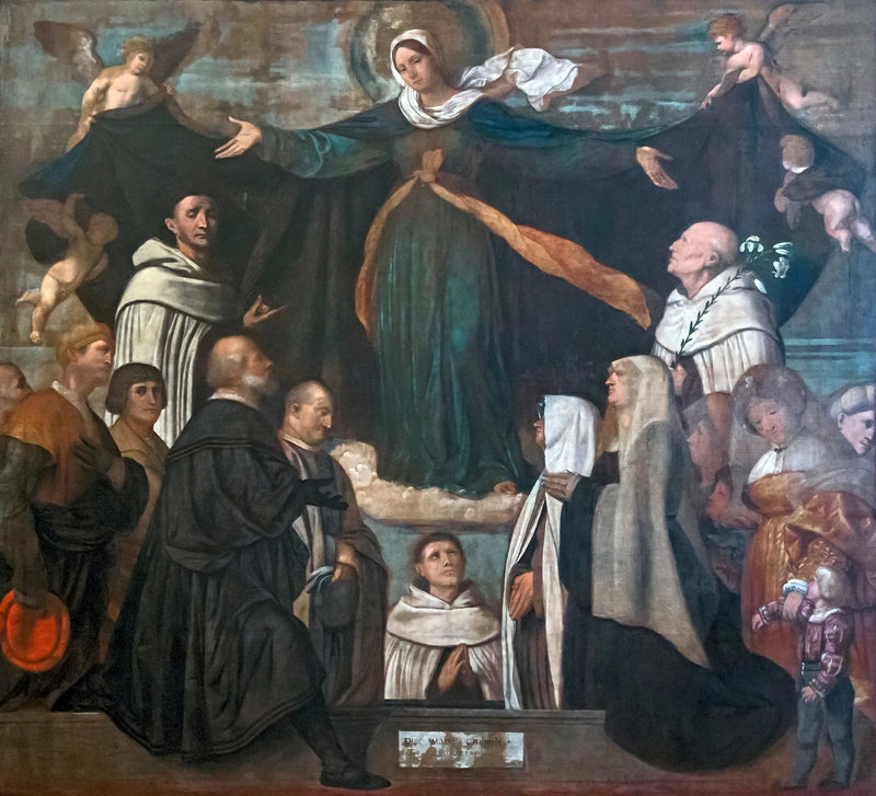 The Virgin of Carmel - Alessandro Bonvicino