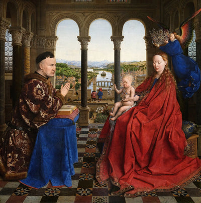 La Vierge du chancelier Rolin - Jan van Eyck - Alpha Reproduction