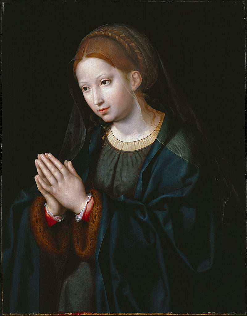 The Virgin in Prayer - Joos van Cleve