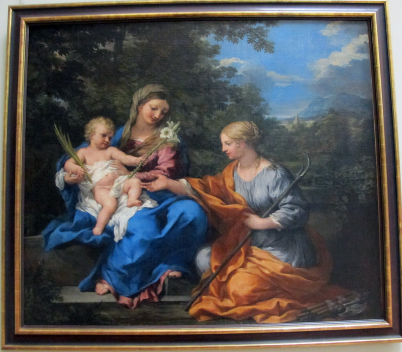 The Virgin and Child with Saint Martina - Pietro da Cortona