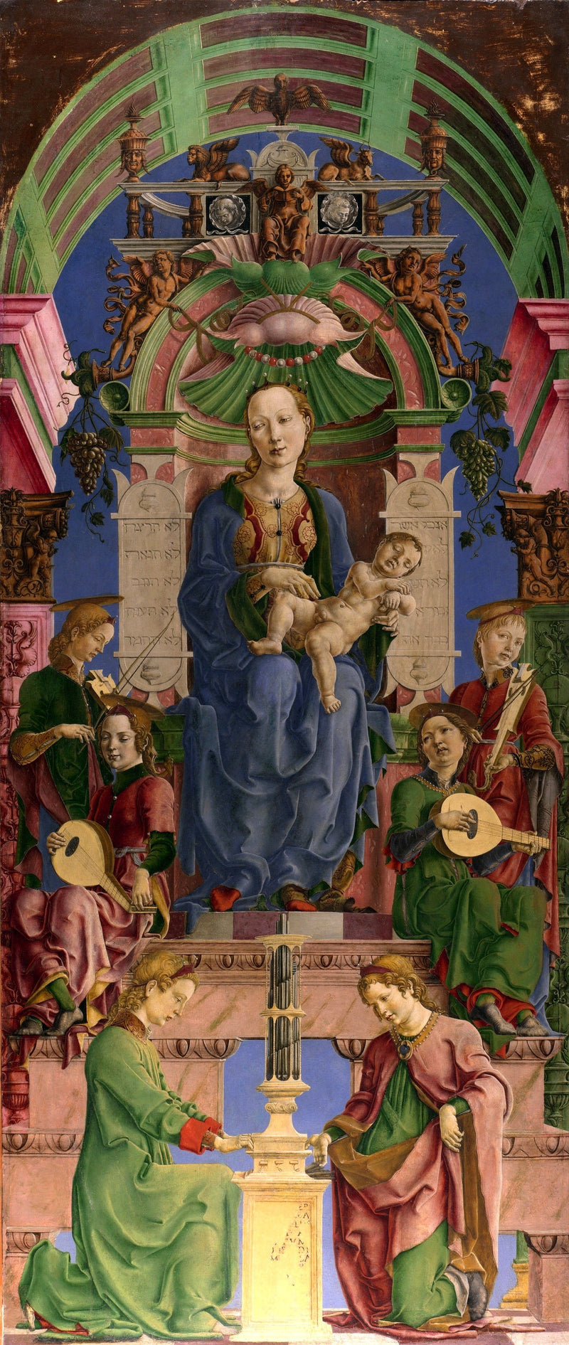 The Virgin and Child in Majesty - Cosmé Tura