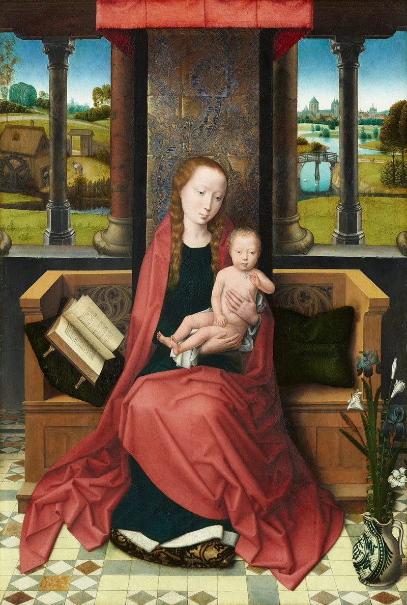 The Virgin and Child Enthroned - Hans Memling
