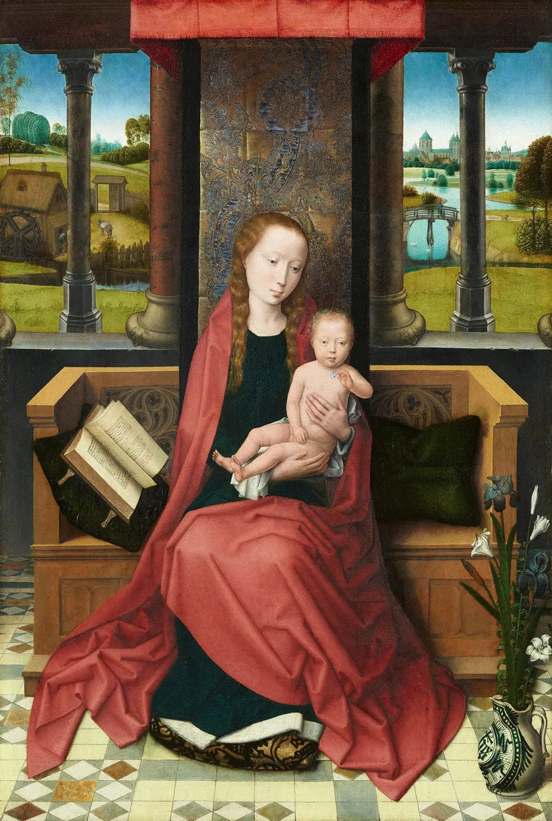 The Virgin and Child Enthroned - Hans Memling
