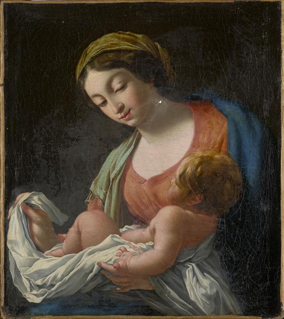 The Virgin and Child - Simon Vouet