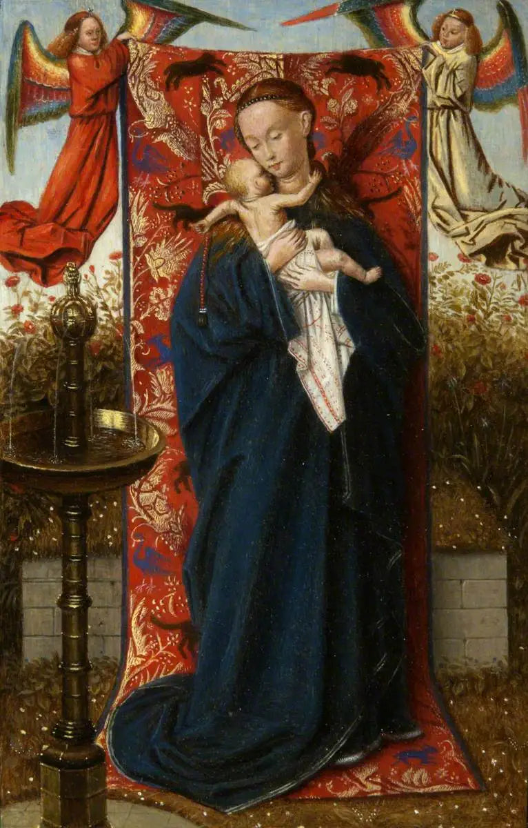 The Virgin and Child at the Fountain - Jan van Eyck