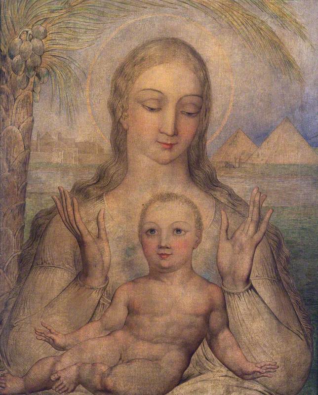 The Virgin and Child in Egypt - William Blake
