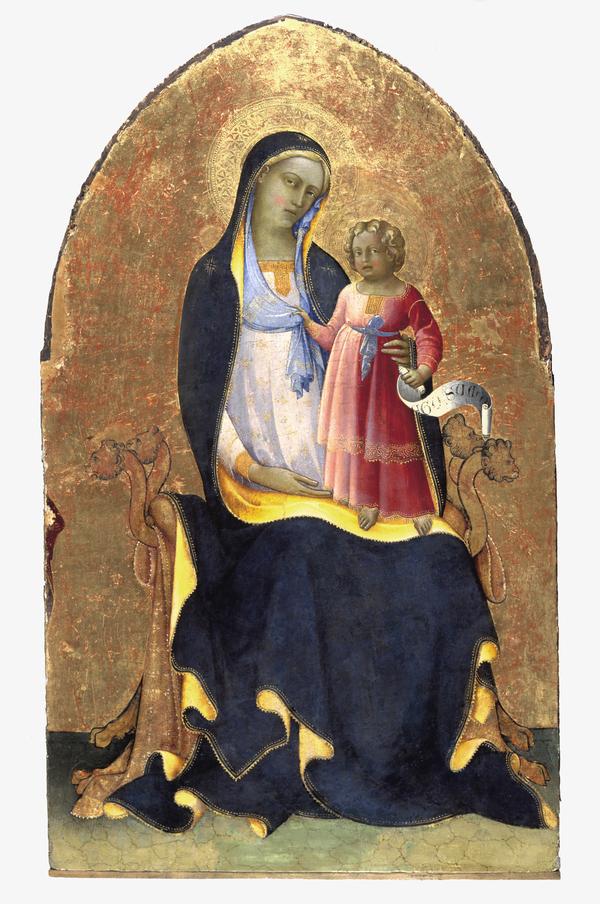 The Virgin and Child in Majesty - Lorenzo Monaco