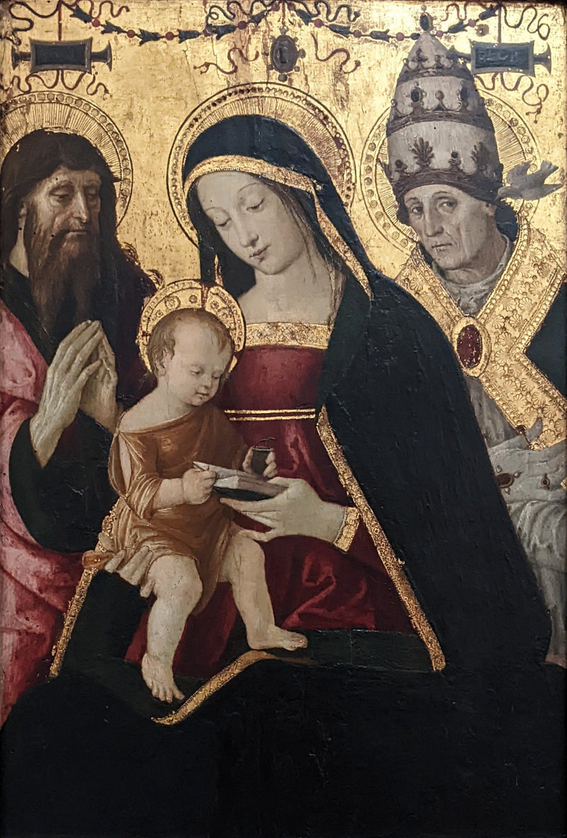 The Virgin and Child between Saint Jerome and Saint Gregory the Great - Pinturicchio