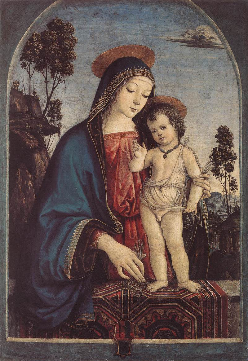 The Virgin and Child - Pinturicchio