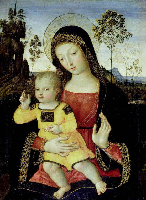 The Virgin and Child - Pinturicchio