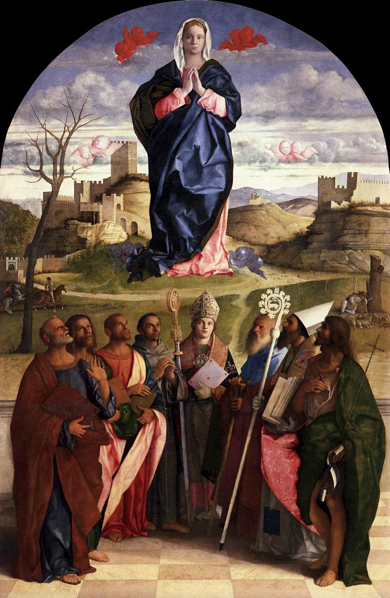 The Virgin Mary in Glory with the Saints - Giovanni Bellini