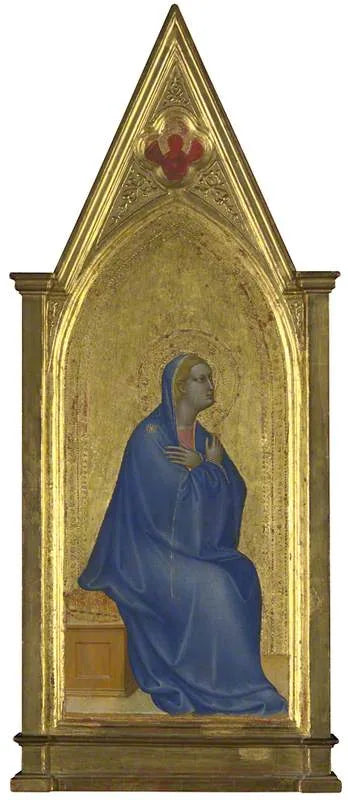 The Virgin: Left Pinnacle Panel - Giovanni da Milano