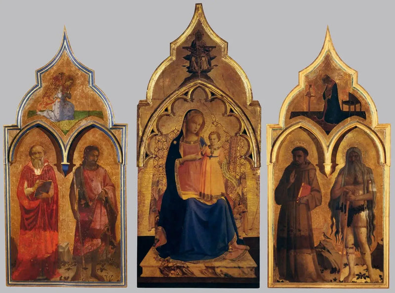 The Virgin holding the Child Jesus in her arm - Fra Angelico