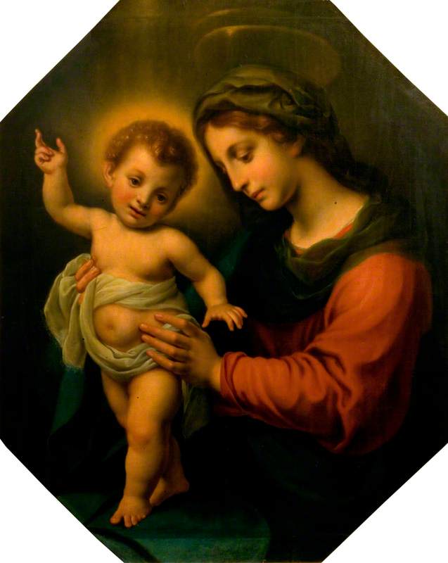 The Virgin holding the Standing Child - Carlo Dolci
