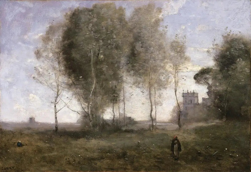 The Villa des Pins Noir - Jean-Baptiste Camille Corot