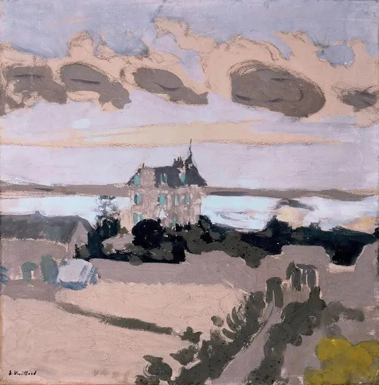 The Villa Les Écluses in Saint-Jacut-de-la-Mer - Édouard Vuillard
