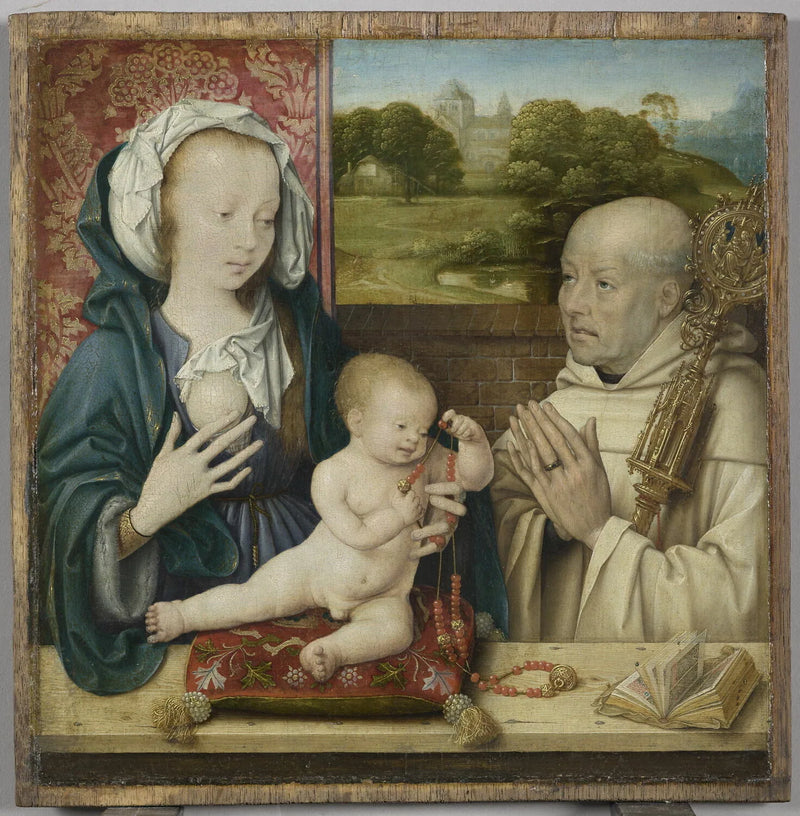 Saint Bernard's Vision - Joos van Cleve