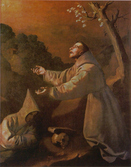 The Vision of Saint Francis - Francisco de Zurbarán