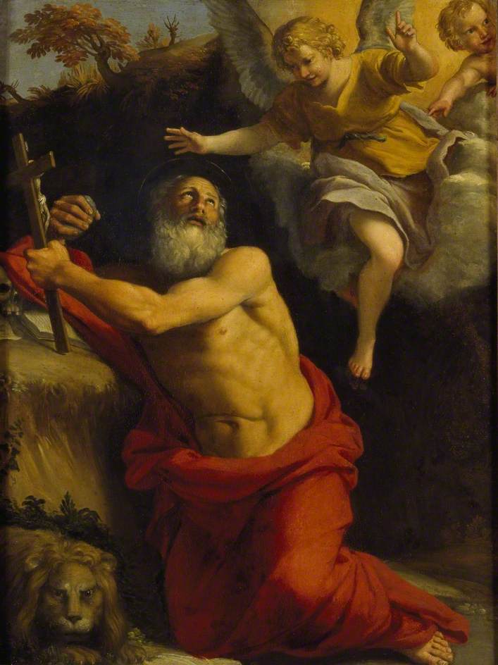The Vision of Saint Jerome - Domenichino