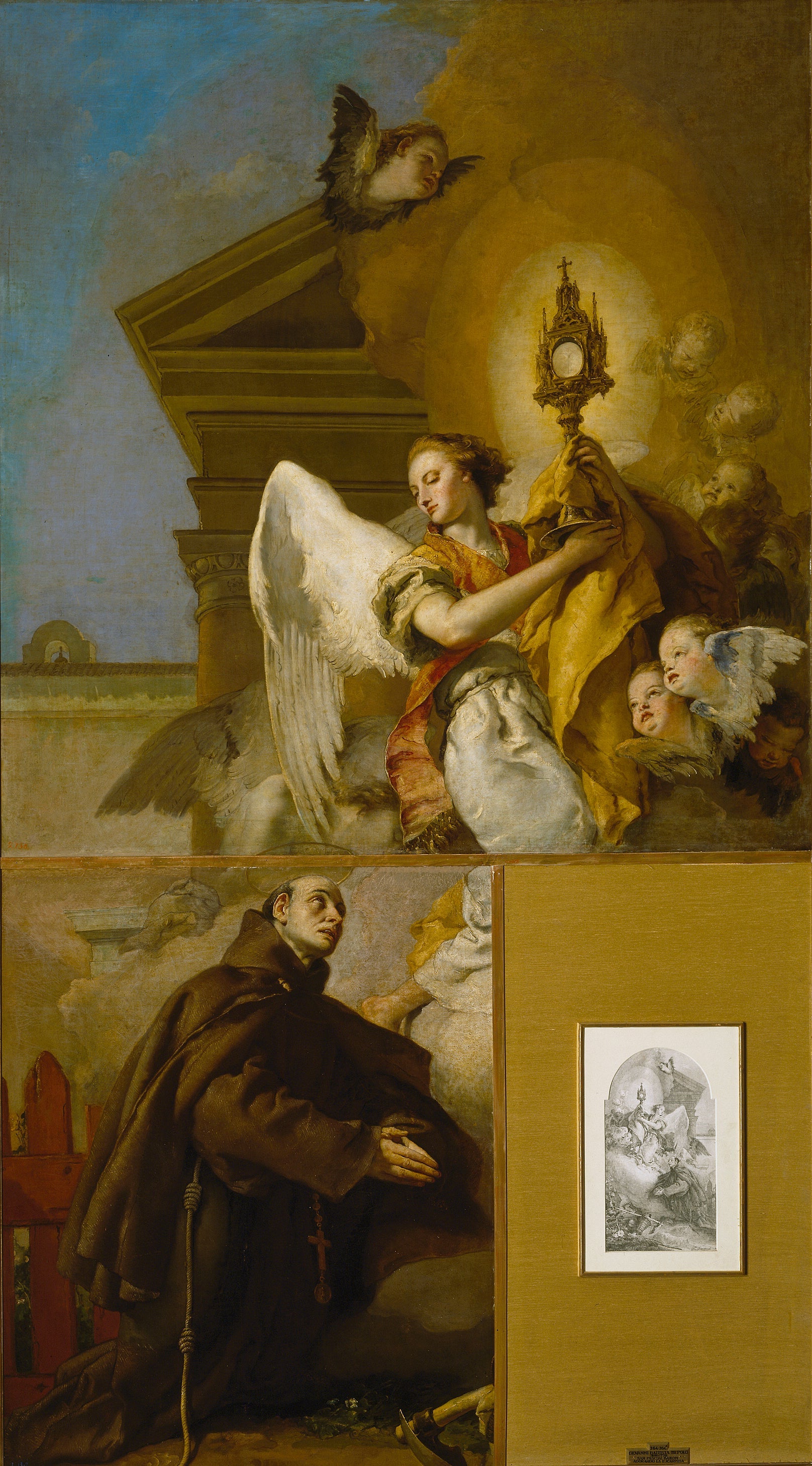 The Vision of Saint Pascal Baylon - Giovanni Battista Tiepolo