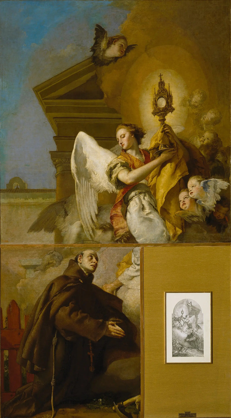 The Vision of Saint Pascal Baylon - Giovanni Battista Tiepolo