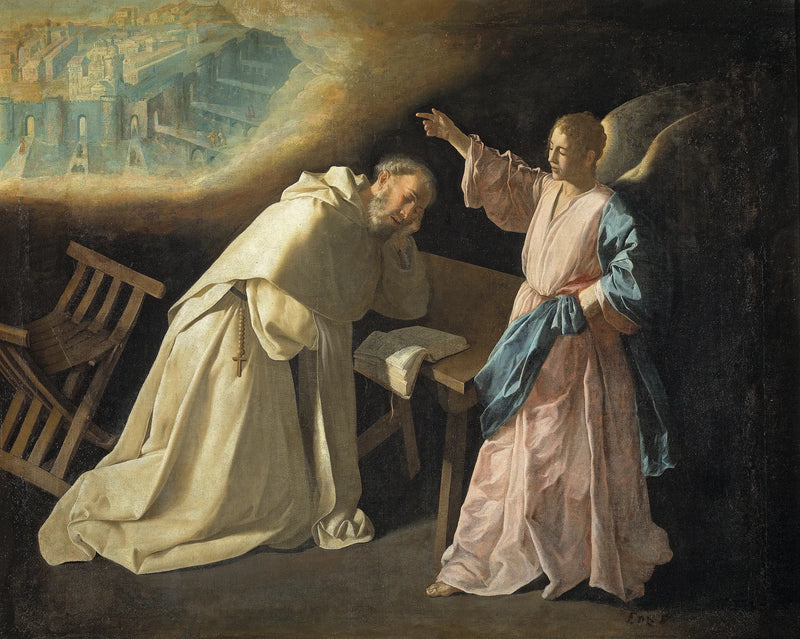The Vision of Saint Pierre Nolasque - Francisco de Zurbarán