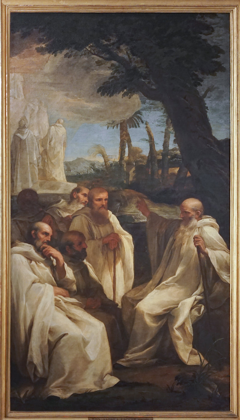 The Vision of Saint Romuald - Andrea Sacchi