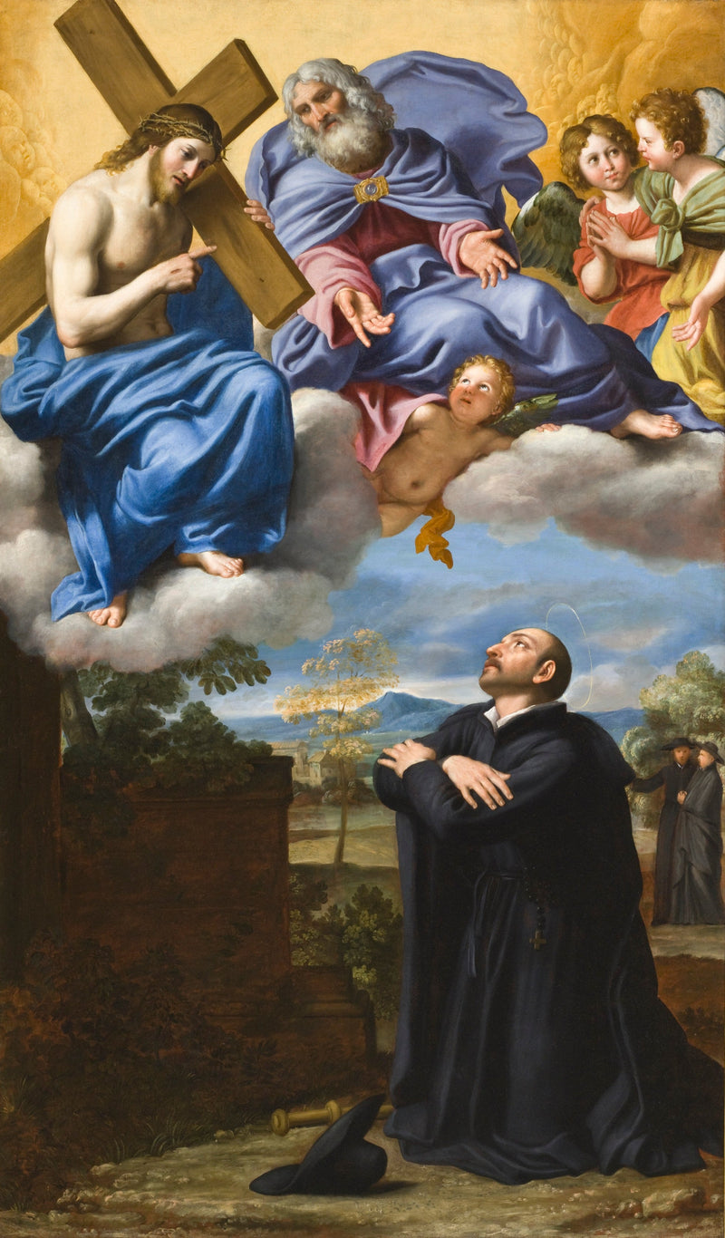 The Vision of Christ and God the Father by Saint Ignatius of Loyola at La Storta - Domenichino