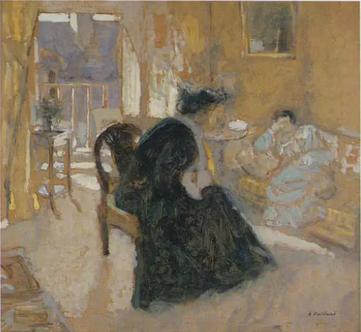 La visite chez Madame Hessel - Édouard Vuillard - Alpha Reproduction