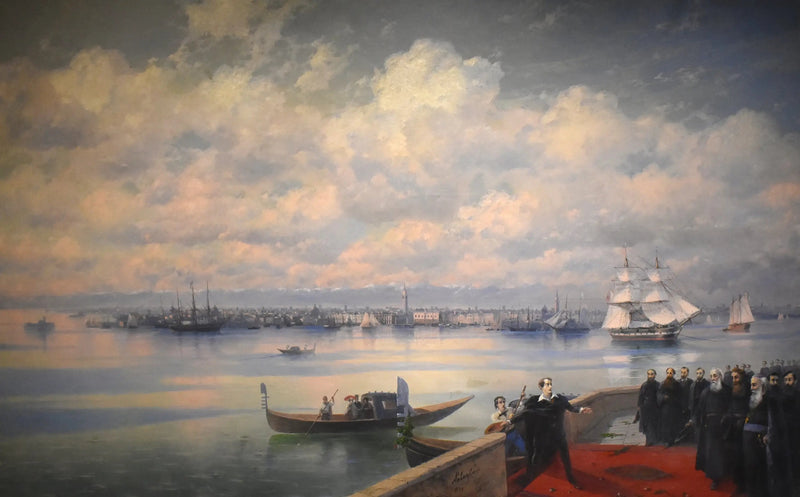 Byron's Visit to the Mekhitarists of Surb Ghazar Island - Ivan Aïvazovski
