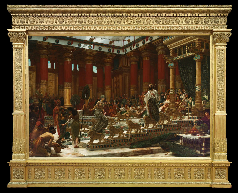 La Visite de la Reine de Saba au Roi Salomon - Edward Poynter - Alpha Reproduction