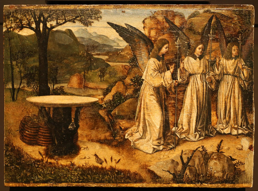 The Visit of the Three Angels to Abraham - Antonello da Messina