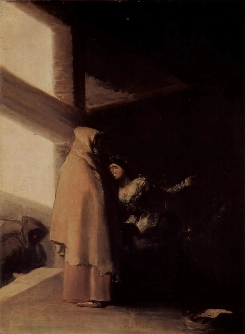 The Visit of the Brother - Francisco de Goya
