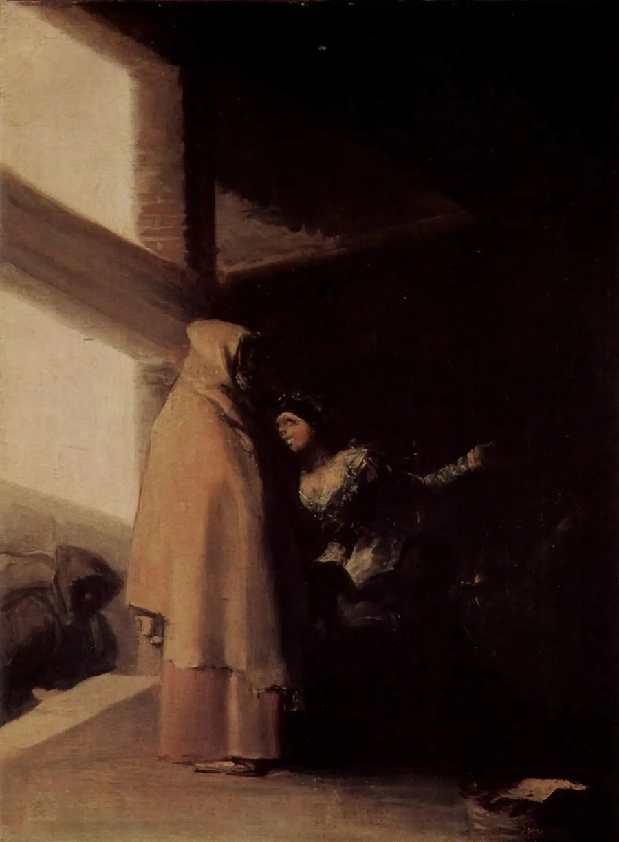 The Visit of the Brother - Francisco de Goya