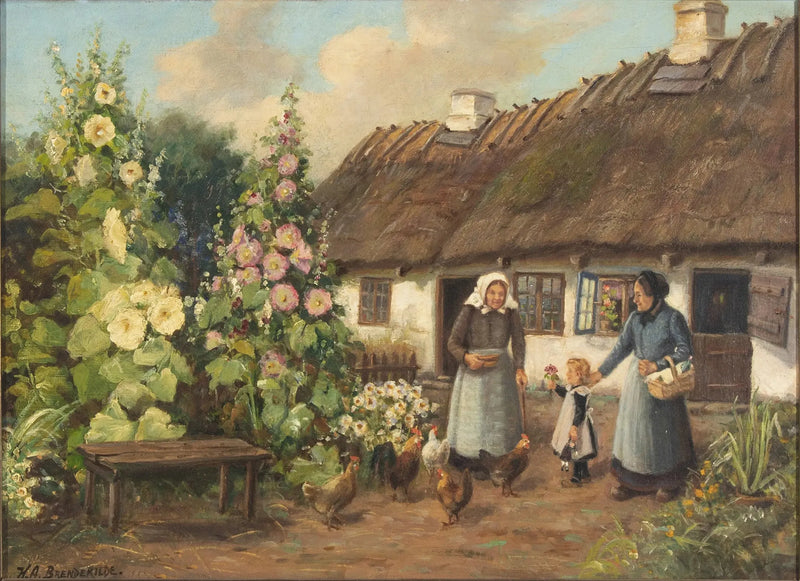 The Visit - H. A. Brendekilde