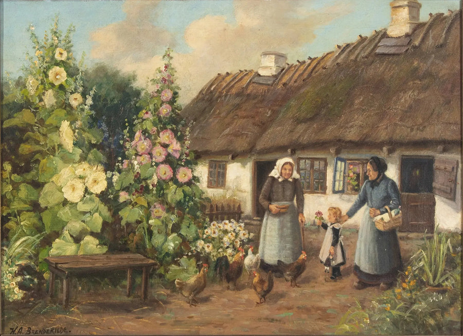 The Visit - H. A. Brendekilde