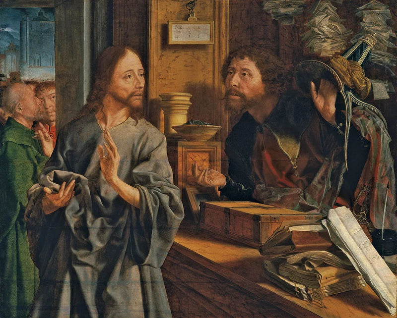 The Vocation of Saint Matthew. - Marinus van Reymerswale