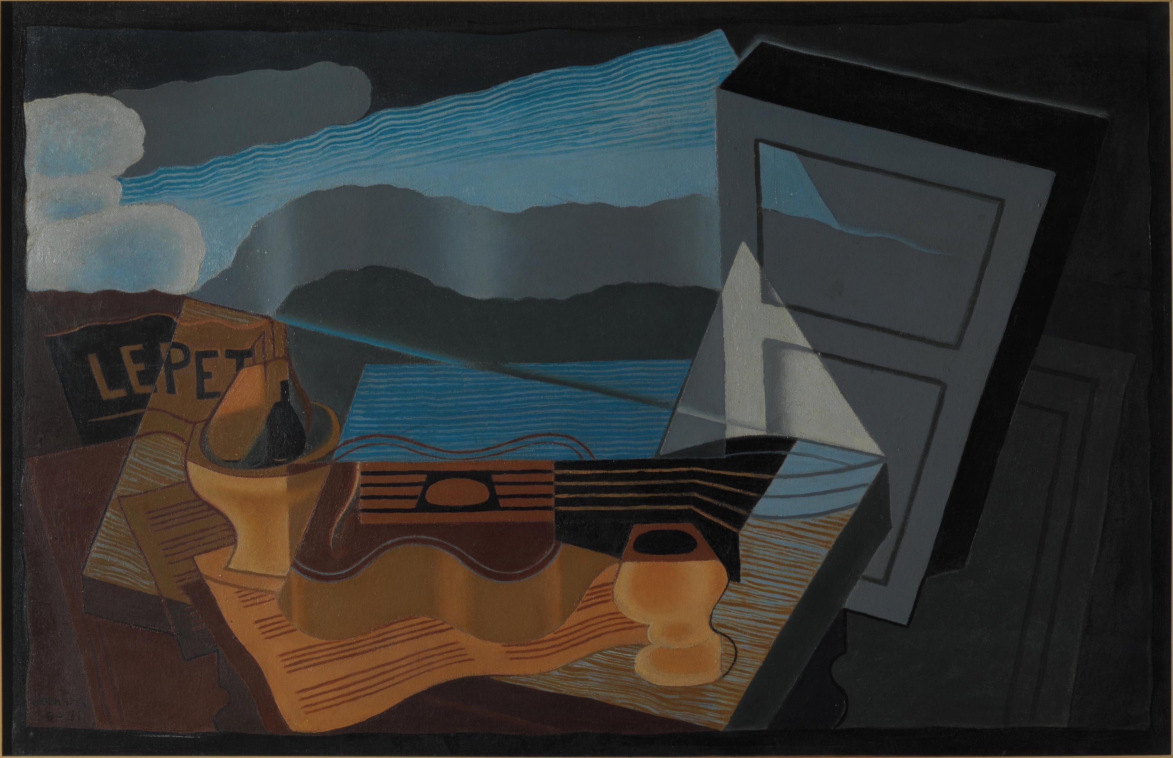The View of the Bay - Juan Gris