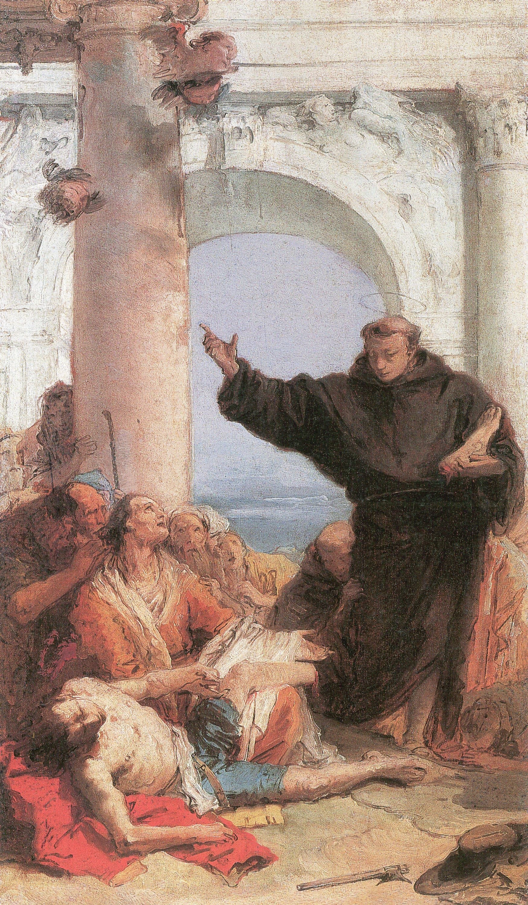 The Wunderheilung of the Zornigen Son - Giovanni Battista Tiepolo
