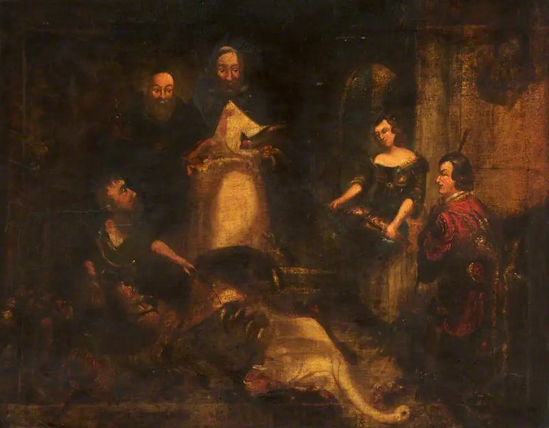 Bolton Abbey in Ancient Times - Edwin Henry Landseer