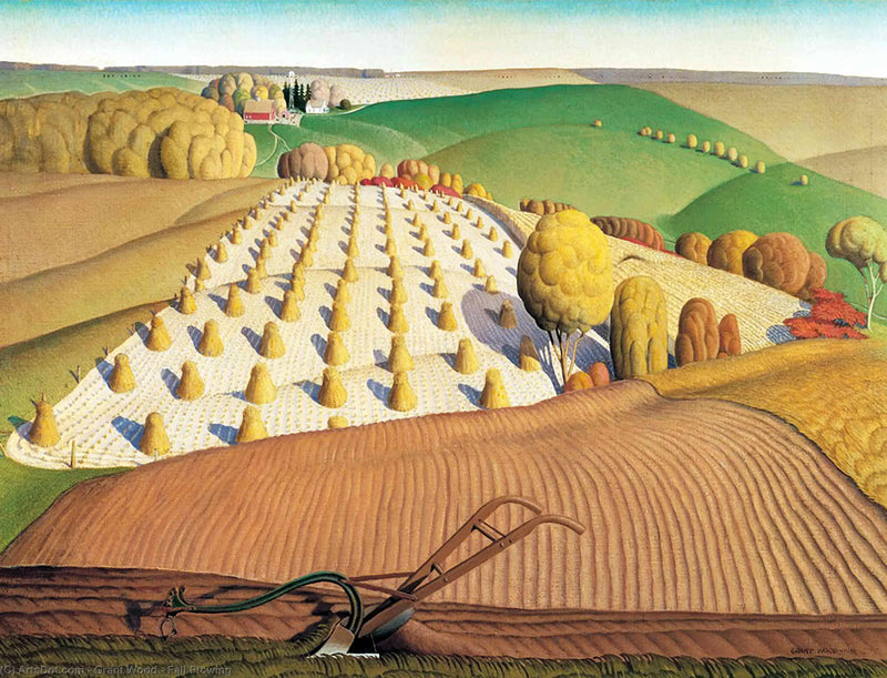 Autumn Labour - Grant Wood