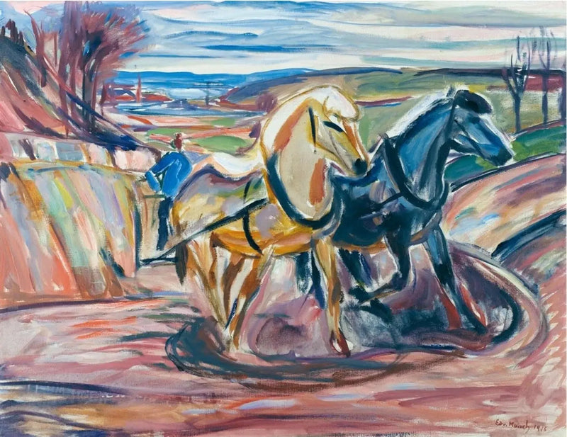 Spring Plowing - Edvard Munch