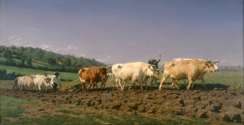 Nivernais Plowing - Rosa Bonheur