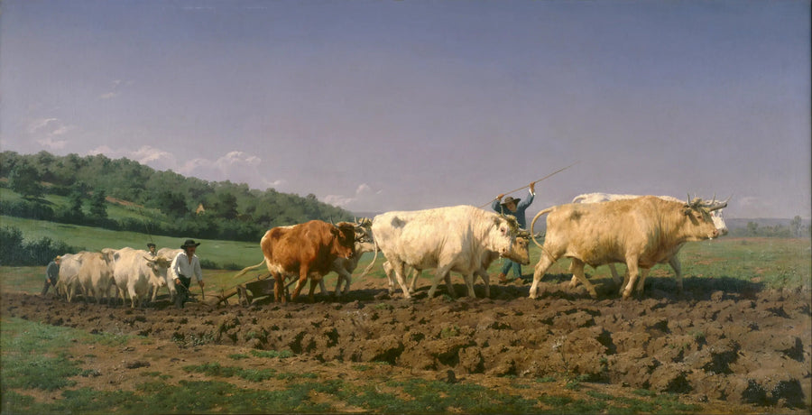 Nivernais Plowing - Rosa Bonheur
