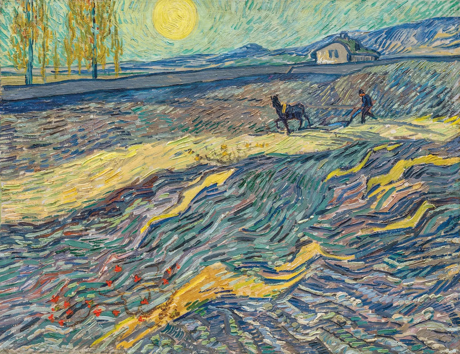 Ploughman in a Field - Vincent van Gogh