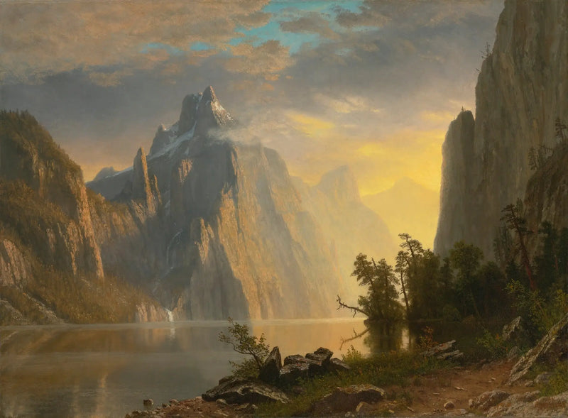 Lake in the Sierra Nevada - Albert Bierstadt