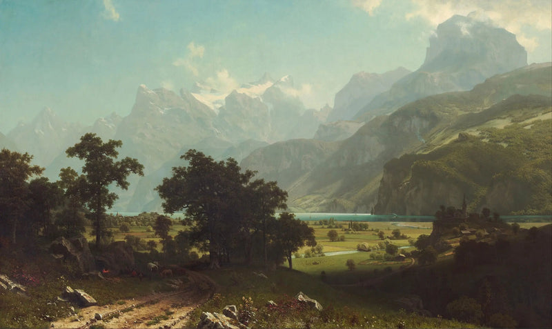 Lake of Lucerne - Albert Bierstadt
