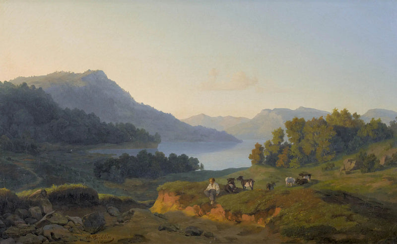 Mountain Lake - Arnold Böcklin
